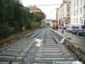 Rekonstrukce tramvajové tratě v ulici Na Moráni. | 6.9.2007