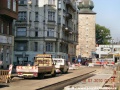 Někdejší vodárenská věž shlíží na to, cože se to v Myslíkově ulici po čtyřech desetiletích nečinnosti děje | 16.7.2010