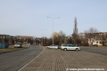 Stávající podoba ulice Na Mlejnku, kde středový pás původní tramvajové tratě slouží jako parkoviště. | 3.3.2017