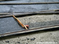 Sendvičové vrstvení krytu tramvajové tratě, na štěrk je nalit beton po jehož vytvrdnutí je nalita první vrstva asfaltu, následovaná brzy druhou, tvořící pojížděný kryt. | 6.9.2007