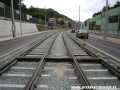 Pokládka obou traťových kolejí mezi zastávkami Radlická škola a Laurová byla dokončena. | 21.6.2008