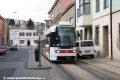 V zastávce Mostecká stanicuje vůz RT6N1 ev.č.1803 tentokráte na lince 4. Už je těch změn moc :-) | 9.4.2011