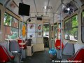 Interiér vozu T3SUCS ev.č.7040 upravený pro potřeby Kofola tramvaje | 7.6.2007
