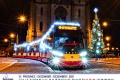 Prosinec nástěnného kalendáře Pražských tramvají 2021 »Po pražských kolejích«