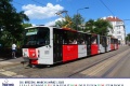 Březen 2023 nástěnného kalendáře Pražských tramvají 2023 »Srdcovky«
