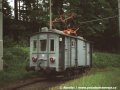 Nákladní motorový vůz číslo 106 je vděčným lákadlem Ostravské flotily historických tramvají. Byl vyfotografován ve smyčce Zátiší | 1.6.1997