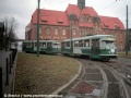 ...aby po další krátké jízdě dorazila na Mírové náměstí před Vítkovickou radnici | 14.2.1998