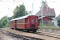 Osobní vozy Bnp 89-00 383-2 a Bnp 89-00 284-2 na nádraží v Bechyni vyčkávají na „svou“ lokomotivu. | 16.9.2017