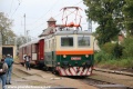 Osobní vlak vedený muzejní lokomotivou E422.0003 (100.003) připravený v Bechyni na cestu zpět do Tábora. | 16.9.2017
