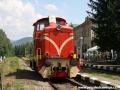 Opuštěná ozubnicová lokomotiva T426.003 na nádraží Kořenov. | 26.7.2008