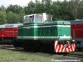 Motorová lokomotiva T 334 0869 v Muzeu Českých drah | 9.8.2008