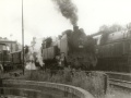 Parní lokomotiva 464.009 na těšnovském nádraží | 1.7.1972