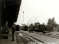 I v posledních dnech provozu vládl na těšnovském nádraží, které již nebylo potřeba, čilý dopravní ruch | 1.7.1972