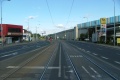 Za křižovatkou se Ždánickou ulicí přechází tramvajová trať do konstrukce velkoplošných panelů BKV.