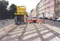 Dodnes zachovaná část tramvajové tratě v Opletalově ulici