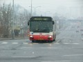 Citybus ev.č.3296 na lince 188 přijíždí Záběhlickou ulicí ke křižovatce ulic U Plynárny a Chodovská, tudy jezdily i tramvaje | 5.3.2005