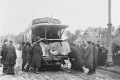 Následky srážky na čele motorového vozu #267. | 10.12.1913