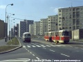 Za účely propagace moderní tramvajové dopravy používal pražský Dopravní podnik fotografie novostavby tramvajové tratě přes Červený Vrch. Díky tomu máme možnost podívat se na barevnou fotografii podoby zastávky Horoměřická se soupravou vozů T3.1 (modernizované vozy T1 se skříní vozů T3) vedenou vozem ev.č.6016 (o stovku zvýšené původní ev.č. vozu T1) na kmenové lince 11. | 1968