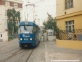 Souprava vozů T3 ev.č.6312+6314 vypravená toho dne na linku 18 zatahuje do vozovny Pankrác. | 5.10.1996