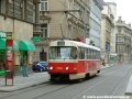 V zastávce I.P.Pavlova stanicuje vůz T3SUCS ev.č.7265 vypravený na linku 16. | 11.6.2005