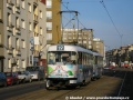 Souprava vozů T3M ev.č.8066+8101 vypravená na linku 19 uhání ulicí V Olšinách do zastávky Průběžná. | 29.5.2006