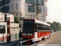 Vůz T3R ev.č.8205 hradí v zastávce Želivského pravidelný spoj linky 19 | 17.9.2003