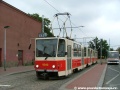 Určitou “výjimečností” bylo nasazení vozu KT8D5 ev.č.9040 na posilový spoj linky 13. | 24.7.2004