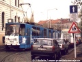 Během návštěvy papeže Jana Pavla II. v roce 1997 se na manipulační jednokolejné trati Hládkov objevil i vůz KT8D5 ev.č.9045 vypravený na cvičnou jízdu. | 25.4.1997