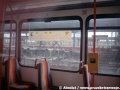 Snímek z ČKD DS Praha zachytil v interiéru prototypu tramvaje RT6N1 ev.č.9051 schéma krakowské linky 6, na které probíhaly zkoušky tramvaje RT6N1 s cestujícími | 25.6.1997