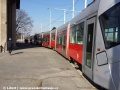 Vůz Škoda 14T ev.č.9127 je znovu na pražských tramvajových kolejích. | 10.3.2015