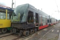 Po železniční nehodě z Braníka dlouhodobě odstavený vůz Škoda 15T ForCity Alfa #9230. | 22.9.2021