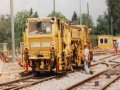 Podbíječka Plasser & Theurer 08-275 ZW při rekonstrukci tratě na Brusnici | 3.7.1997