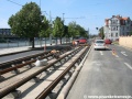 Zřizování pevné jízdní dráhy systému W-tram u Vyšehradského tunelu. | 12.7.2011