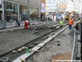 Ve Spálené ulici v prostoru zastávek Národní třída byl poprvé použit zákryt betonové desky W-tram v podobě zádlažby velkou žulovou dlažbou. | 9.8.2010