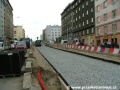 Rekonstrukce tramvajové tratě mezi Basilejským náměstí a křižovatkou Ohrada je v plném proudu. | 1.8.2006
